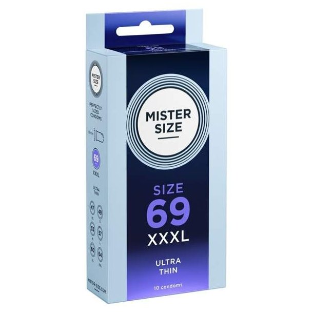 Mister Size 69 mm h�tir - 10 stk.