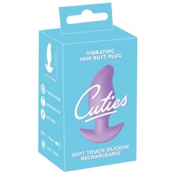 Cuties Vibrating Mini Plug - lilla