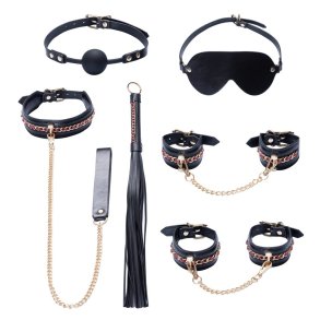 Bad Kitty svart bindisett - 6 partar