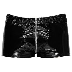 Black Level svartar lakkboxershorts vi� snarl�si