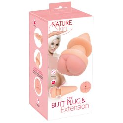 Nature Skin Butt Plug & Extension