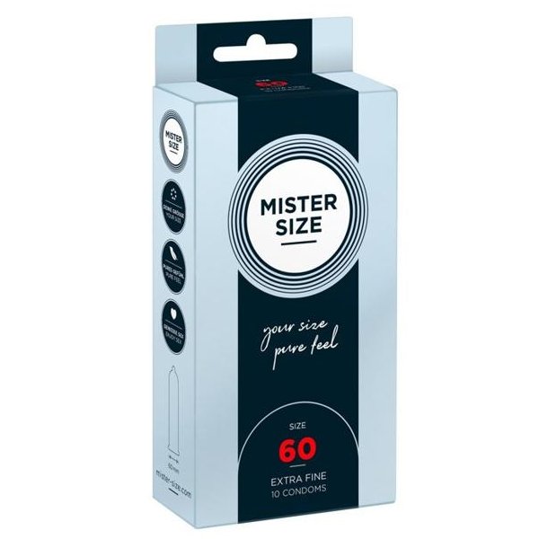Mister Size 60 mm h�tir - 10 stk.