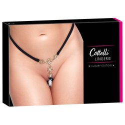 Cottelli svartur strongur vi� strassbl�mum