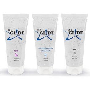 Just Glide sett 3 x 200 ml gl��ikrem