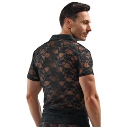 Sv�rt blonduskj�rta vi� kraga