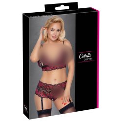 Cottelli Curves blondusett vi� perluketum og slaufum